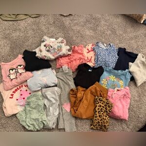 Old Navy Girls Multi-Outfit Mix - Pink, Blue, Black, Gray, Green